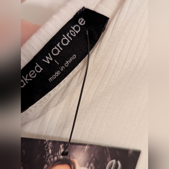 NWT SZ Large  Naked Wardrobe The NW Crossed & Snatched Jumpsuit - Picture 8 of 12